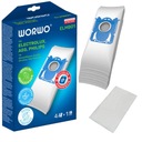 4 сумки для ELECTROLUX PHILIPS AEG WORWO ELMB01K