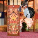 Drevená kniha Nook DIY Pagoda troch kráľovstiev Peking Čína Kniha História Vek dieťaťa 6 rokov +