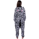 ZEBRA PIŻAMA Kigurumi Onesie Przebranie Kombinezon Kostium M 155-164