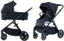 Espiro ONLY 2023 СТИЛЬНАЯ ЧЕРНАЯ коляска 2в1