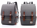 WRO Plecak Oxford na laptopa 15,6 szary