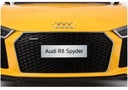 Автомобиль на аккумуляторе Audi R8 Spyder Yellow Electric Car для детей