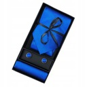 ШЕЛКОВЫЙ НАБОР 3в1 Галстук Нагрудный платок Запонки Василек