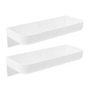 НАСТЕННАЯ ПОДСТАВКА ПОЛКИ ДЛЯ ТУАЛЕТА ПЛАСТИКОВАЯ ПОЛКА 2