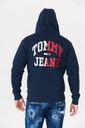 TOMMY JEANS Tmavomodrá pánska mikina s veľkým logom XXL Značka Tommy Jeans