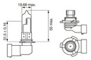 LUZ HB3 1 987 302 152 BOSCH ALFA ROMEO BMW 166 