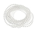 Цепочка шариковая для рулонных штор, 4,4 мм, белая