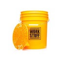 Ведро для детализации рабочих материалов, желтая смывка + разделитель