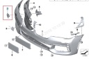 BMW 7 G11 PROTECTION LAVE-GLACE PHARES DROIT M SPORT 51118064746 2016photo 7