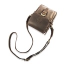 Betlewski Pánska kožená taška malá kabelka z prírodnej kože poštárka Šírka (dlhá strana) 17 cm