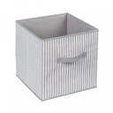 Текстильный ящик из ткани, декоративный контейнер.