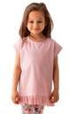 Lily Grey ТУНИКА ИЗ РОЗОВОГО ТЮЛЯ, с рюшами 116