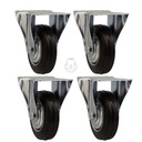 4x3stgu100 Полка на тележке Wheel fi 100, комплект из 4 шт.