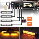 4X ФАРЫ ПРЕДУПРЕЖДАЮЩИЕ СТРОБОСКОП ПОМОЩЬ ЛАВЕТА СВЕТОДИОДНЫЕ 12V  фото 6