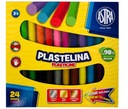 Пластилин АСТРА 24 цвета круглый