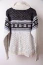 JOTUNNEIM Nórsky vlnený sveter XL Norway Celková dĺžka 70 cm