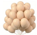 Balony pastelowe MATOWE cieliste nude beżowe ecru Duże 30cm 20szt.