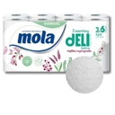 Туалетная бумага Mola Delicate белая (16 рулонов) 3 СЛОЯ Soft Delicate
