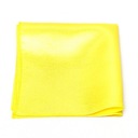 Желтый нагрудный платок с однотонным платком