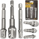 НАБОР ШЕСТИГРАННЫХ ПЕРЕХОДНИКОВ ДЛЯ НАСАДОК ДЛЯ ОТВЕРТОК