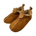 Papuče Kožené Teplé Detské Zasúvacie Bambuľky Kód výrobcu BSS2213-048-33/34