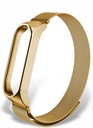 BRANSOLETA PASEK OPASKA do XIAOMI MI BAND 5/6 ZAMIENNA ZŁOTA GOLD