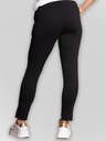 Teplákové nohavice Megi so sťahovaním Čierna - S/M Dominujúci vzor bez vzoru