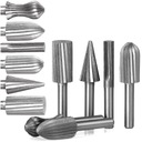 НАБОР КОНЦЕВЫХ ФРЕЗ ДЛЯ МЕТАЛЛИЧЕСКИХ НАПИЛЬНИКОВ HSS, 6 шт.