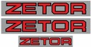 ZETOR DACH 8011 8045 8245 ЛАМИНИРОВАННЫЕ НАКЛЕЙКИ