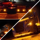 ФАРА ГАБАРИТ LED (СВІТЛОДІОД) 12-24V ВОЛОГОСТІЙКЕ POMARANCZOWA NA TIRA ПОВОРОТНИК  (18690467977) фото min 7