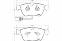 ZAPATAS DE FRENADO BENTLEY PARTE DELANTERA CONTINENTAL 06- TEX 