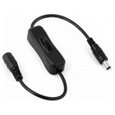 Мини-переключатель для светодиодных лент на кабеле постоянного тока