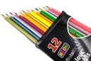 Ceruzkové pastelky Keyroad Neónové+Kovové 12ks Počet kusov v sade 12 ks