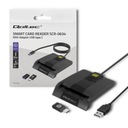 Qoltec SCR-0634 Устройство считывания идентификационных карт | USB-тип-C