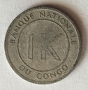 Moneta Kongo 1 makuta 1967