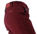 бордовые прямые брюки делового характера L32 W32 83-86см