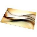 Принт, прочный коврик, оформление работы, бежевое свечение.