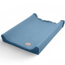 Муслиновый чехол на пеленальный столик ALBERO MIO, хлопок, синий цвет