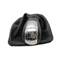 РУЧКА ПЕРЕКЛЮЧЕНИЯ ПЕРЕДАЧ ПЫЛЬНИК SKODA OCTAVIA 2 ХРОМ - Кожа - 6 скоростей