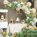 152 шт. Набор воздушных шаров-гирлянд для украшения INS OLIVE BOHO GREEN