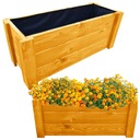 ДЕРЕВЯННЫЙ ЦВЕТОЧНЫЙ ГОРШОК ЦВЕТОЧНЫЙ ГОРШОК 80 СМ