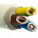 Przewód prądowy kabel okrągły YDY 3x6 mm - 1 metr Kod producenta YDY(żo) 3x6 450/750 -1