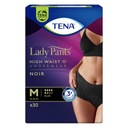 Majtki chłonne Tena Lady Pants Noir czarne M 30szt Poziom chłonności 5,5/8