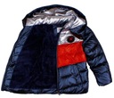 Prešívaná bunda tmavo modrá zimná teplá 16 170/176 Kód výrobcu YF-2179