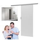 ИНТЕРЬЕРНЫЕ РАЗДВИЖНЫЕ ДВЕРИ, 86 СМ, БЕЛЫЕ, БЕЛЫЕ, ПОЛЬСКОЕ ПРОИЗВОДСТВО