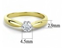 Золотое обручальное кольцо ONE WAY с гравировкой, размер 14
