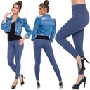 Женские хлопковые леггинсы с завышенной талией, идеально сидящие на джинсах размера 2XL.