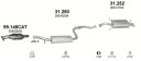 POLMOSTROW SILENCIEUX VOLVO V40 2.0 96-00 ARRIÈREphoto 8