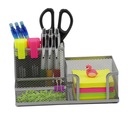 НАСТОЛЬНЫЙ ОРГАНАЙЗЕР ЯЩИК ДЛЯ ИНСТРУМЕНТОВ, СЕРЕБРЯНЫЙ МЕТАЛЛ