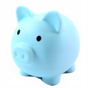 ŚWINKA SKARBONKA NA OSZCZĘDNOŚCI PLASTIKOWA OTWIERANA PREZENT RÓŻNE KOLORY